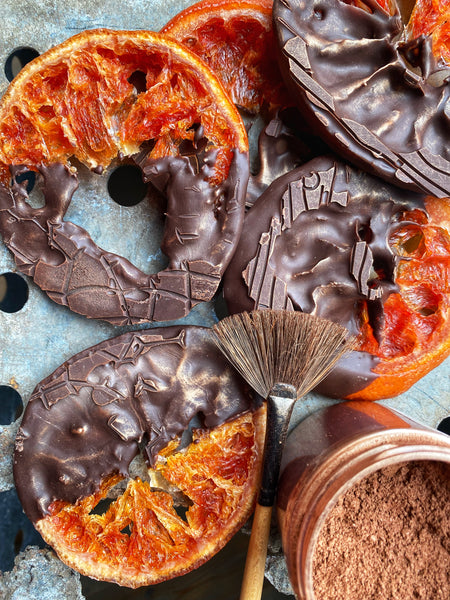 Confections : Fruit - Candied Orange Slice & Dark Chocolate