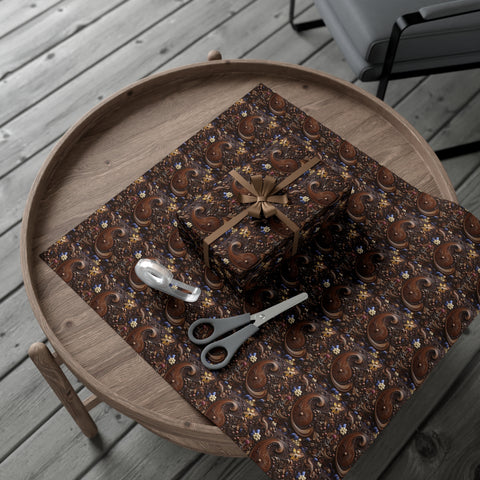 Gift Wrap Papers - Chocolate Paisley