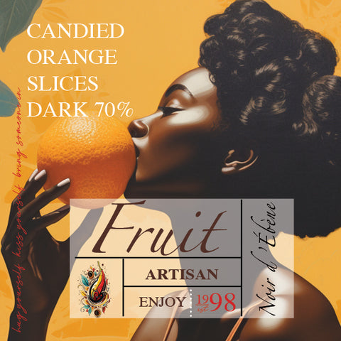Confections : Fruit - Orange Bark - Vegan, Gluten Free