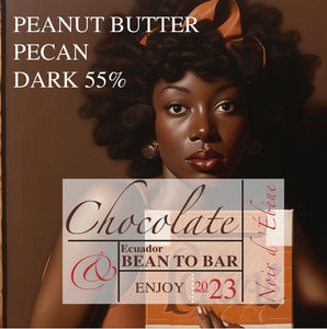 Dark Chocolate : Peanut Butter Petite Bar 55% - Vegan, Gluten Free